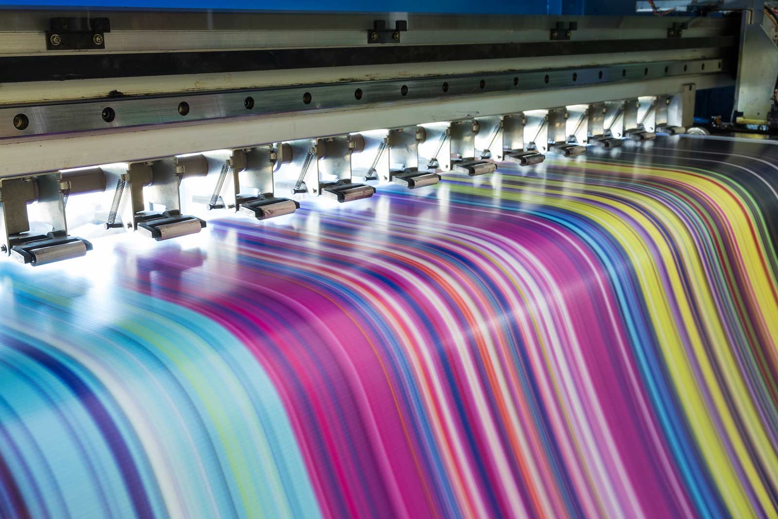 Continuous Inkjet printing with colorful ink powered by Diener precision inkjet pumps